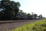 NS 7579 leads a tank train west